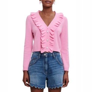 MAJE KNIT TOP/CARDIGAN